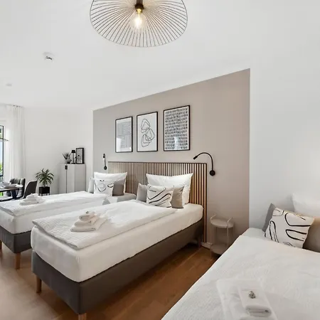 Zentrales Design Zwischen Hauptbahnhof Und Innenstadt I 2 Sz I Tiefgarage I Aufzug I Business - Kultur - Family By Kitchenroombed Appartement *