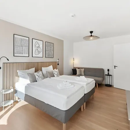 Zentrales Design Zwischen Hauptbahnhof Und Innenstadt I 2 Sz I Tiefgarage I Aufzug I Business - Kultur - Family By Kitchenroombed Appartement