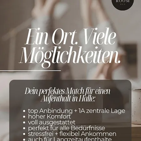 Zentrales Design Zwischen Hauptbahnhof Und Innenstadt I 2 Sz I Tiefgarage I Aufzug I Business - Kultur - Family By Kitchenroombed * Halle (Saale)