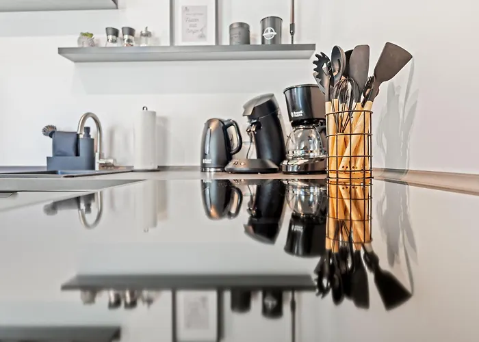 Kitchenroombed - City-lage I Nahe Hbf I Aufzug I Tiefgarage I Terrasse I Business - Travel - Family Apartment