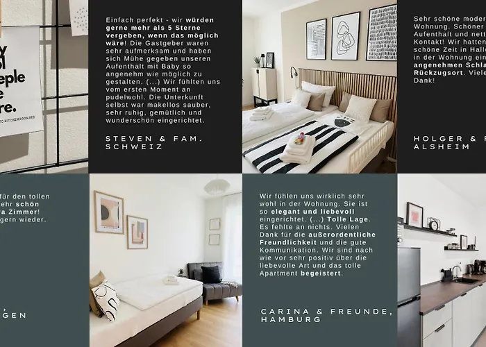 Kitchenroombed - City-lage I Nahe Hbf I Aufzug I Tiefgarage I Terrasse I Business - Travel - Family * Halle (Saale)