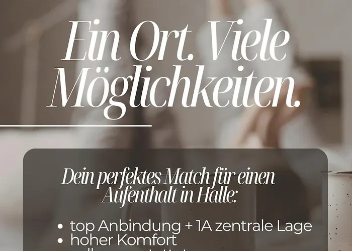 Kitchenroombed - City-lage I Nahe Hbf I Aufzug I Tiefgarage I Terrasse I Business - Travel - Family * Halle (Saale)